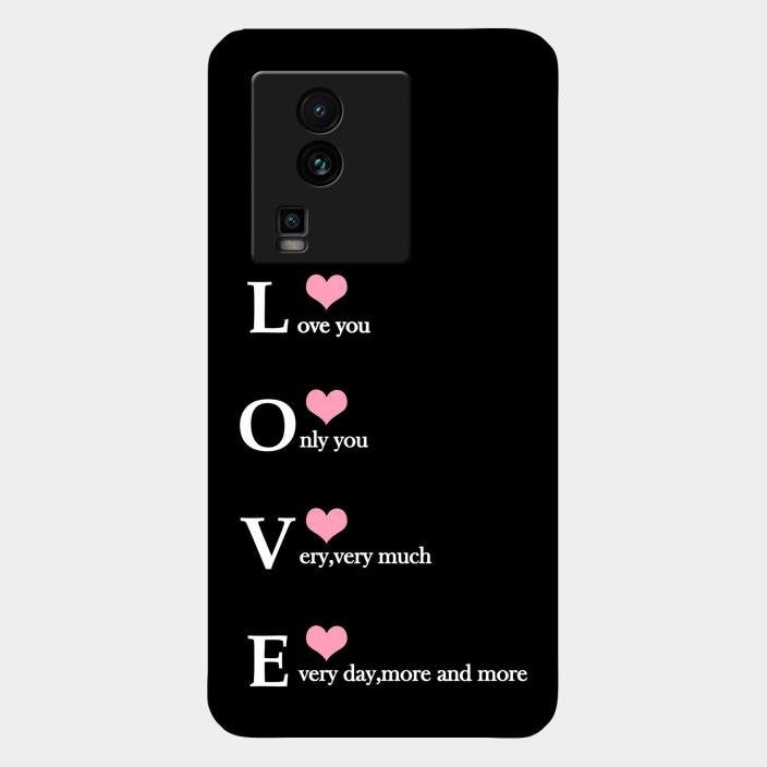 Love Glass Case Cover For Iqoo Neo 7 5G
