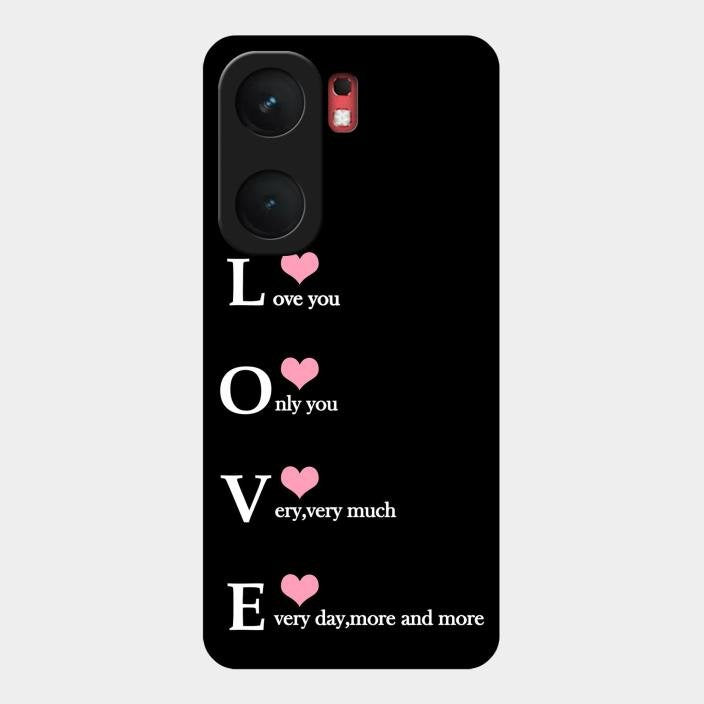Love Glass Case Cover For Iqoo Neo 9 Pro 5G