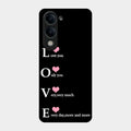 Love Glass Case Cover For Iqoo Z10 Lite