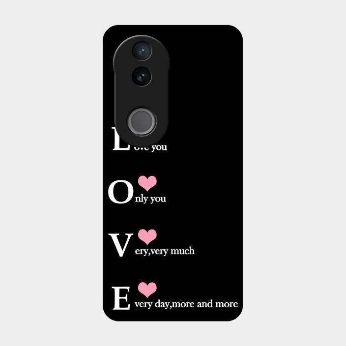 Love Glass Case Cover For Iqoo Z10R