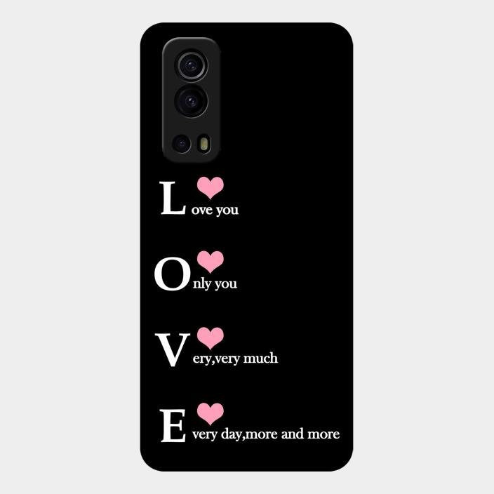 Love Glass Case Cover For Iqoo Z3 5G