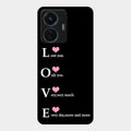 Love Glass Case Cover For Iqoo Z6 44W