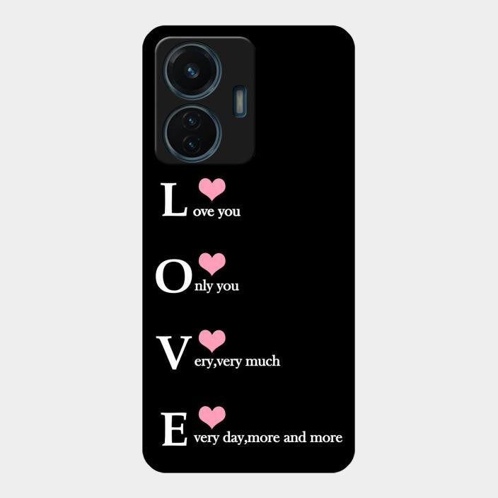 Love Glass Case Cover For Iqoo Z6 Lite 5G
