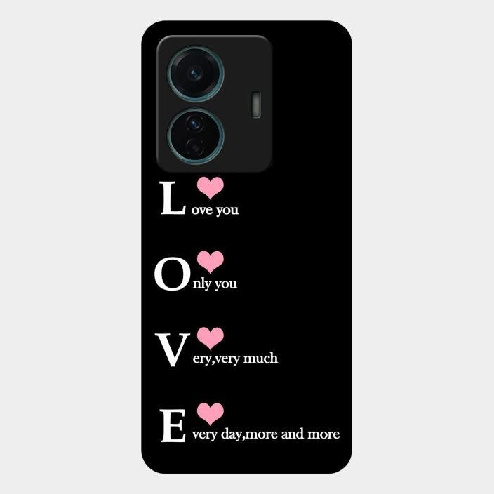 Love Glass Case Cover For Iqoo Z6 Pro 5G