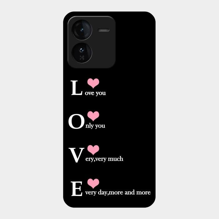 Love Glass Case Cover For Iqoo Z9 5G