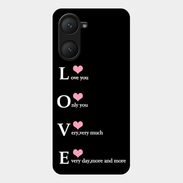 Love Glass Case Cover For Iqoo Z9 Lite 5G