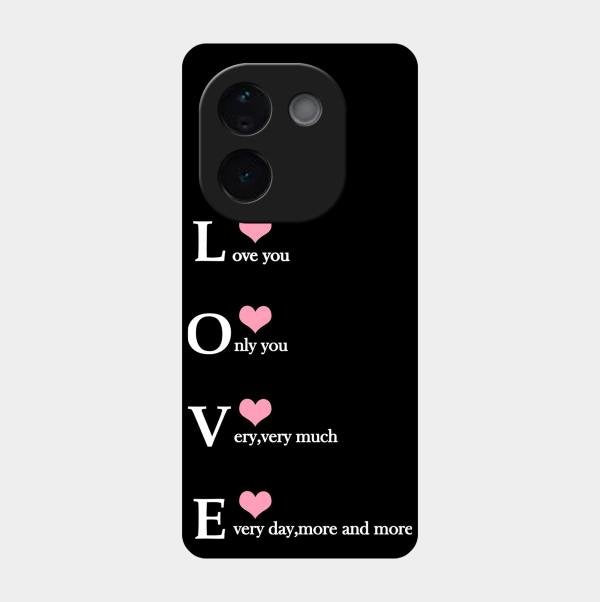 Love Glass Case Cover For Iqoo Z9S Pro 5G