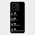 Love Glass Case Cover For Iqoo Z9X 5G