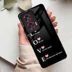 Love Glass Case Cover For Motorola - ShopOnCliQ