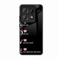 Love Glass Case Cover For Motorola Edge 50 Pro