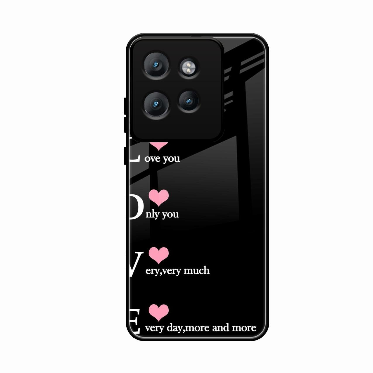 Love Glass Case Cover For Motorola Edge 50