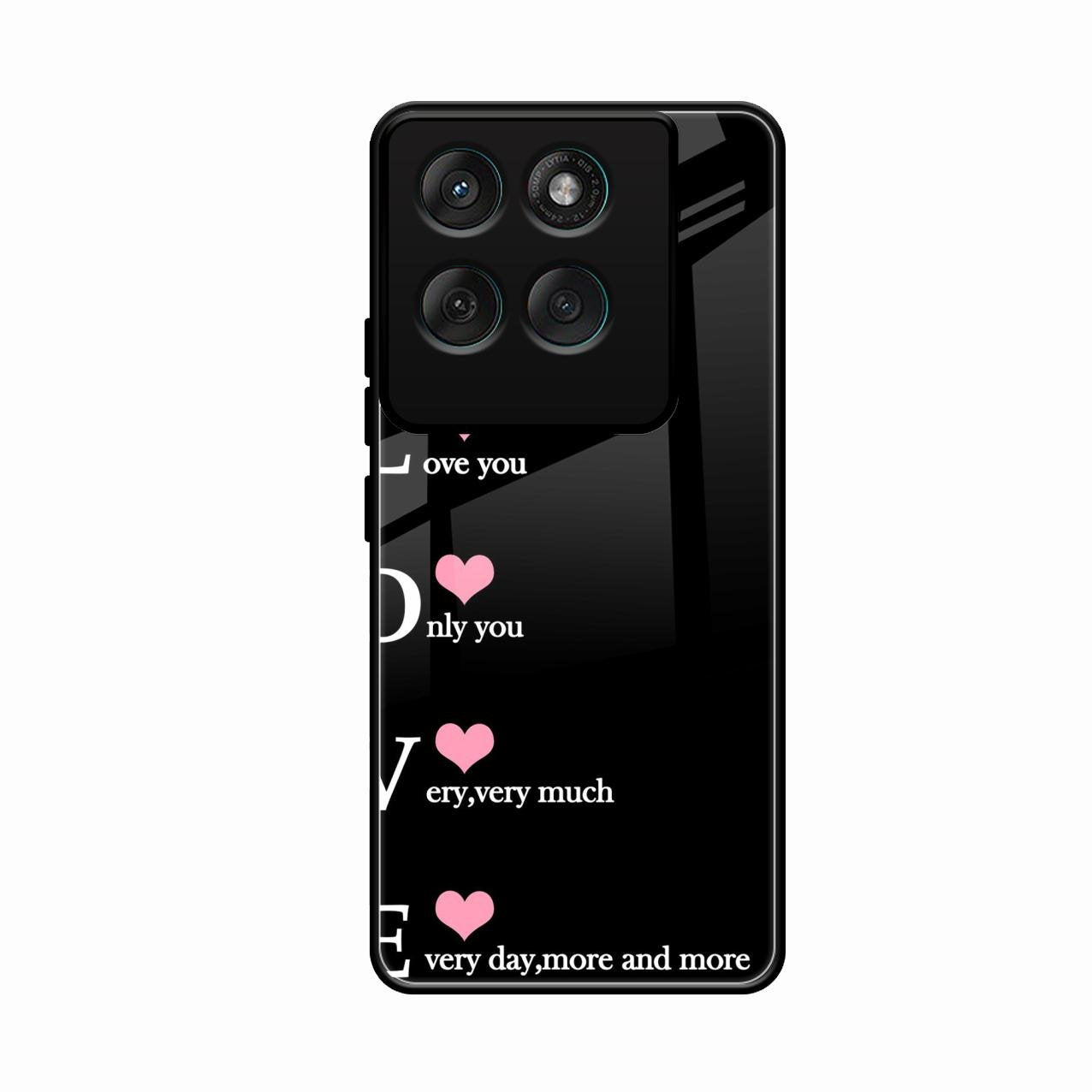 Love Glass Case Cover For Motorola Edge 60 Pro 5G
