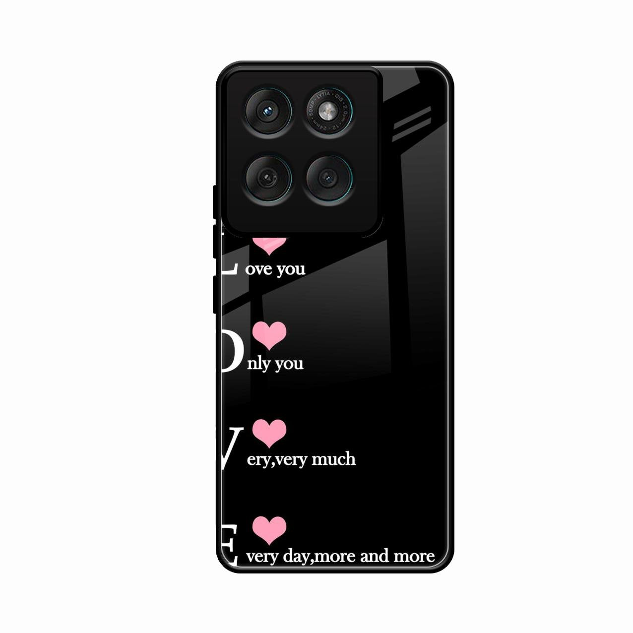 Love Glass Case Cover For Motorola Edge 60 Stylus 5G