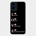 Love Glass Case Cover For Motorola G45 5G