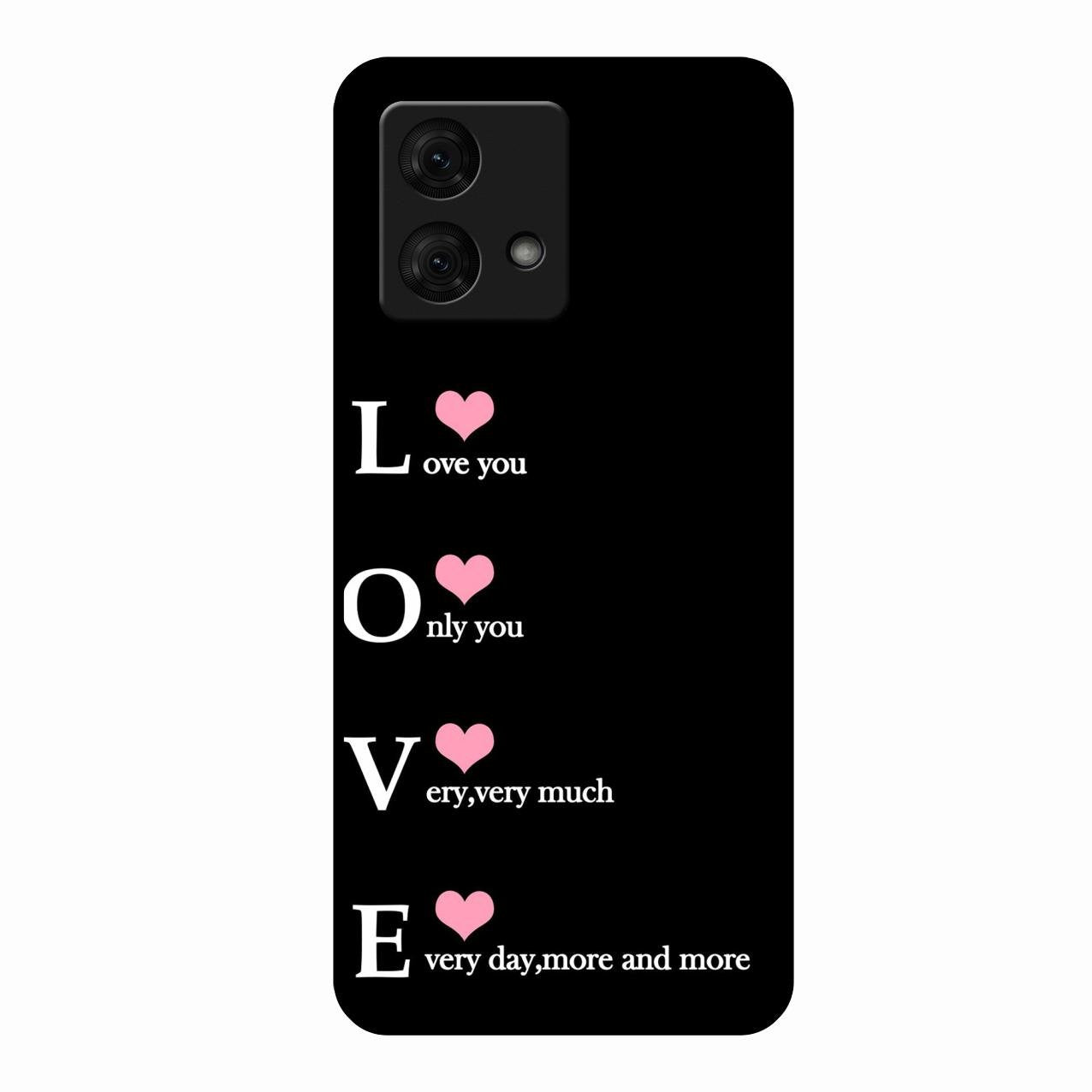 Love Glass Case Cover For Motorola g84 5G