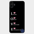 Love Glass Case Cover For Nothing Cmf Phone 1