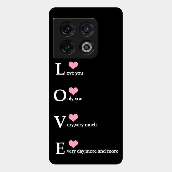 Love Glass Case Cover For Oneplus 10 Pro 5G
