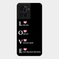 Love Glass Case Cover For Oneplus 10R 5G