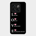 Love Glass Case Cover For Oneplus 10T 5G