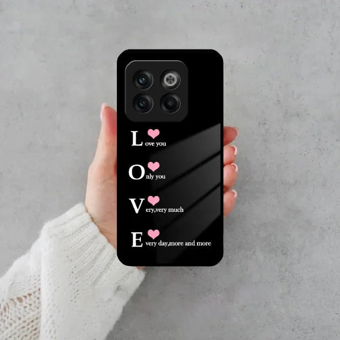 Latte Love Patter Glass Case Cover - Coffee For OnePlus - ShopOnCliQ