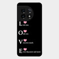 Love Glass Case Cover For Oneplus 11 5G