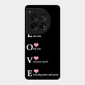 Love Glass Case Cover For Oneplus 12 5G