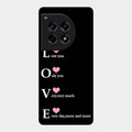 Love Glass Case Cover For Oneplus 12R 5G