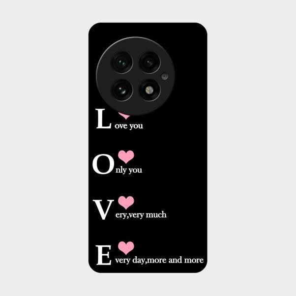 Love Glass Case Cover For Oneplus 13 5G