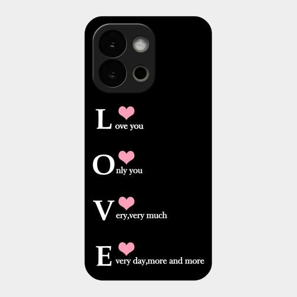 Love Glass Case Cover For Oneplus 13S 5G