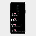 Love Glass Case Cover For Oneplus 7 Pro