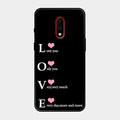Love Glass Case Cover For Oneplus 7