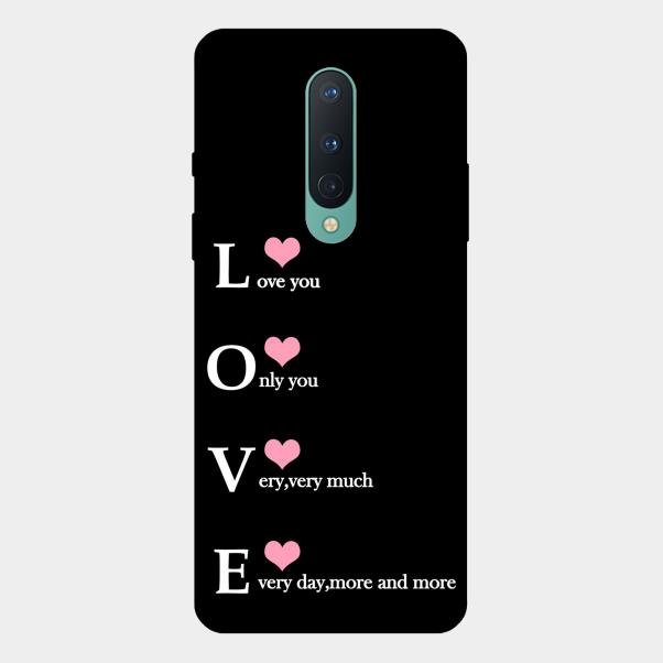 Love Glass Case Cover For Oneplus 8