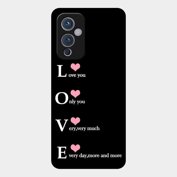 Love Glass Case Cover For Oneplus 9 5G