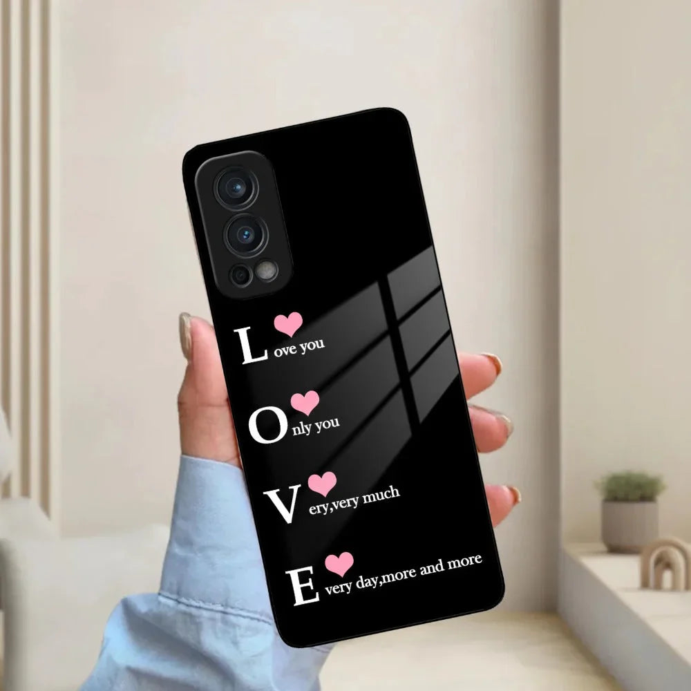 Latte Love Patter Glass Case Cover - Coffee For OnePlus - ShopOnCliQ