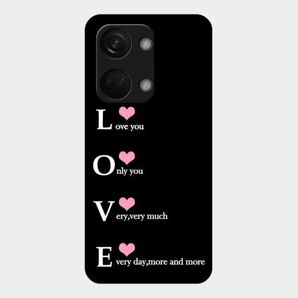 Love Glass Case Cover For Oneplus Nord 3 5G