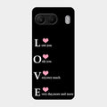 Love Glass Case Cover For Oneplus Nord 4 5G