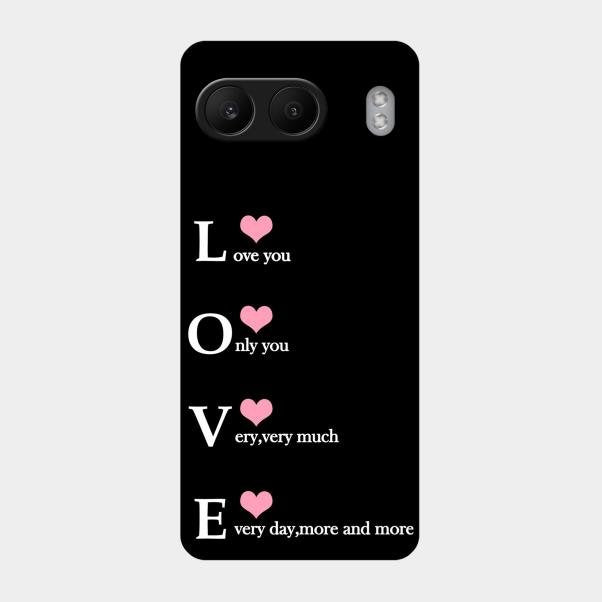Love Glass Case Cover For Oneplus Nord 4 5G