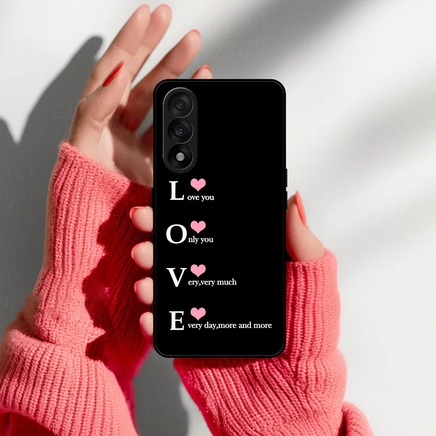 Latte Love Patter Glass Case Cover - Coffee For OnePlus