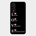 Love Glass Case Cover For Oneplus Nord 5 5G