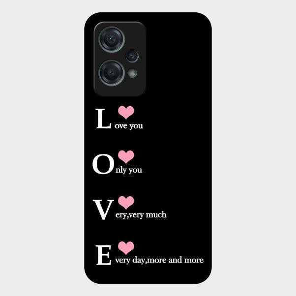 Love Glass Case Cover For Oneplus Nord Ce 2 Lite 5G