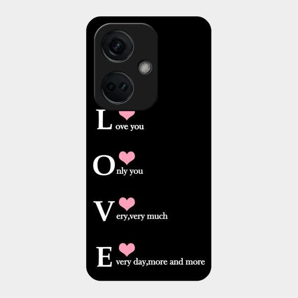 Love Glass Case Cover For Oneplus Nord Ce 3 5G