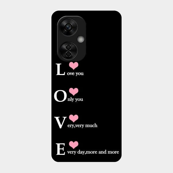 Love Glass Case Cover For Oneplus Nord Ce 3 Lite 5G