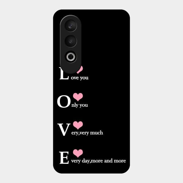Love Glass Case Cover For Oneplus Nord Ce 4 5G