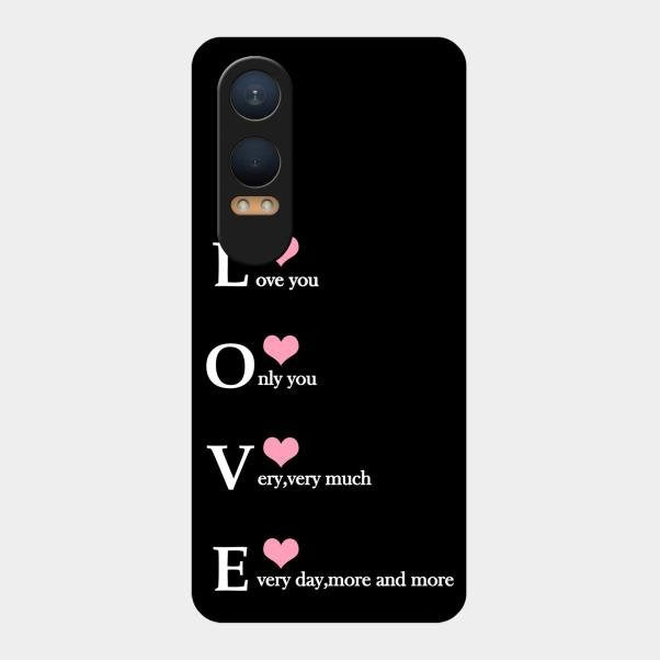 Love Glass Case Cover For Oneplus Nord Ce 4 Lite 5G