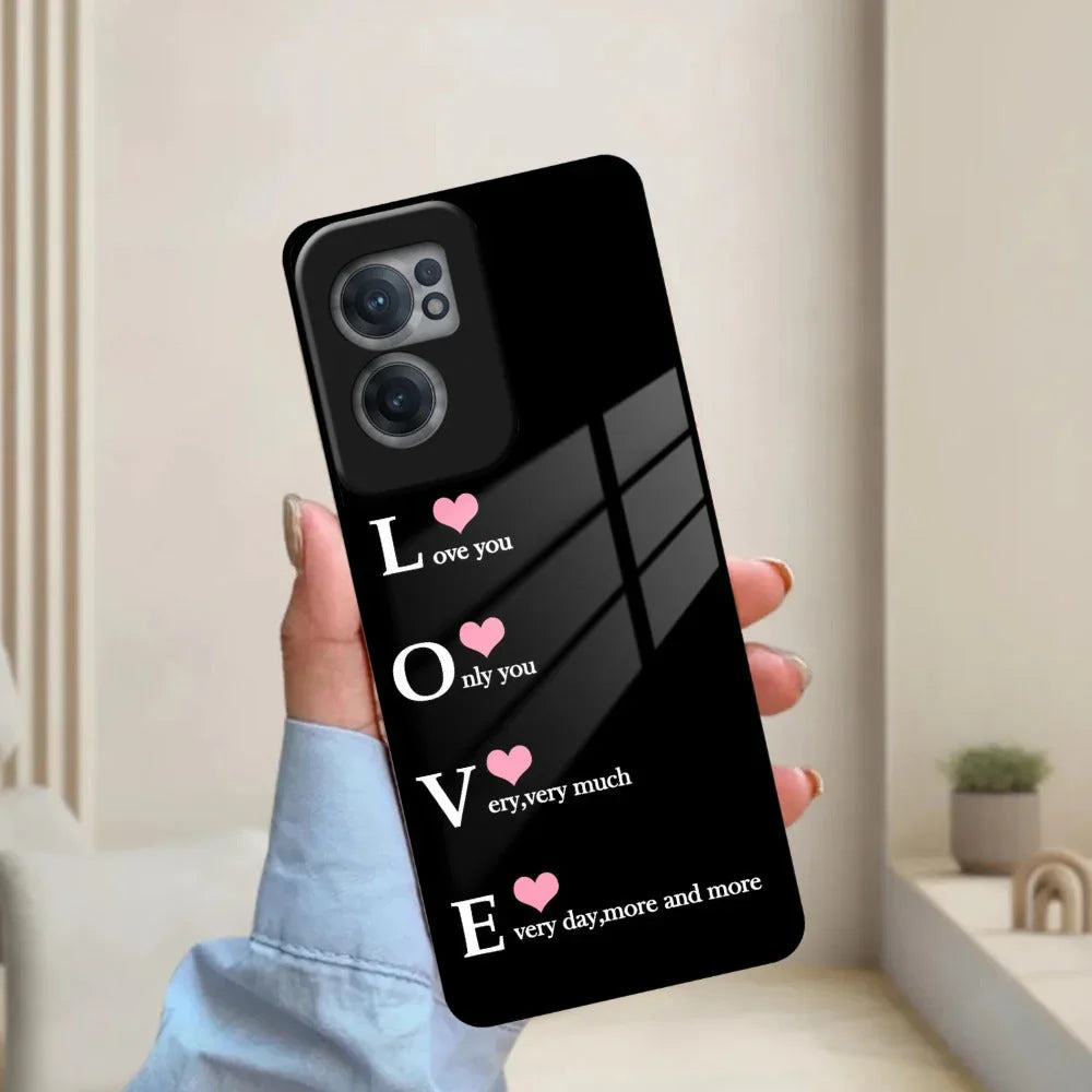 Latte Love Patter Glass Case Cover - Coffee For OnePlus - ShopOnCliQ