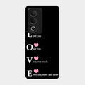 Love Glass Case Cover For Oppo A3 Pro 5G