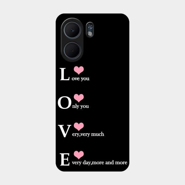 Love Glass Case Cover For Oppo A5X 5G