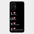 Love Glass Case Cover For Oppo F21 Pro 5G