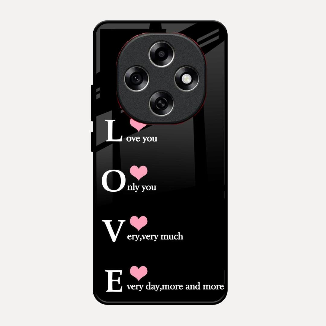 Love Glass Case Cover For Oppo F31 Pro 5G