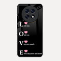 Love Glass Case Cover For Oppo F31 Pro Plus 5G